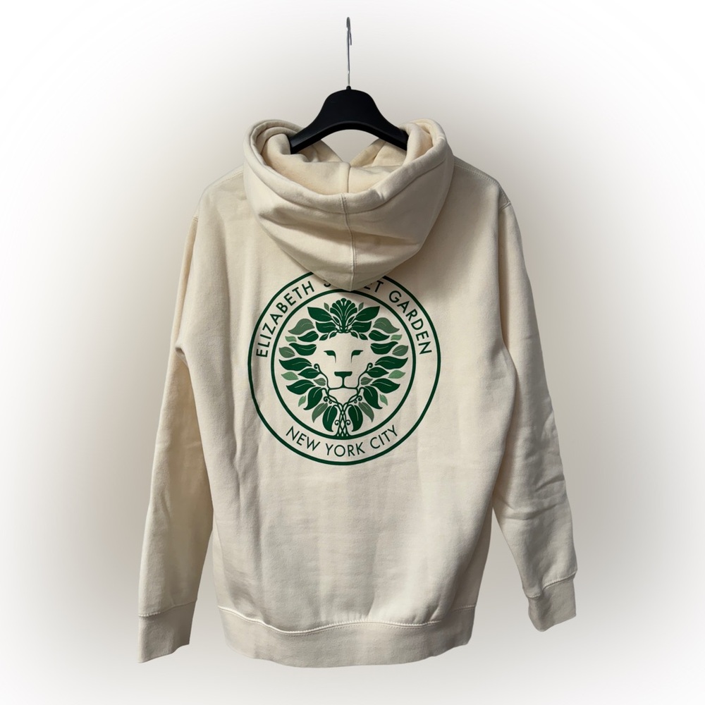 ELIZABETH STREET GARDEN
Cream Hoodie with logo
Size S